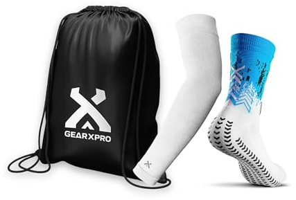 GEARXPro Arm Sleeve - Manicotto Braccio di Compressione - Padel, Tennis, Pallavolo e Ciclismo - Unisex - Protezione Muscolare, Prestazioni e Recupero