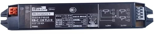 1 Uds EB-C 128 TL5 II 28W for balasto electrónico T5 tubo fluorescente rectificador electrónico balasto de tubo fluorescente