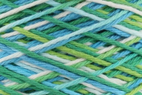 Sugar N Cream Cone Aran Yarn - 400g, 100% USA Grown Cotton Crochet & Knitting Yarn for Dishcloths, Potholders, Afghans & Home Decor