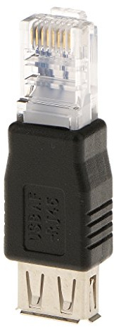 RJ45 Mâle à USB Femelle Adaptateur Convertisseur Prise De ROuteur Réseau Connectivité LAN Prise Jack Ethernet RJ45 Porte Fente