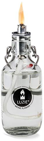 Lámpara de aceite Lámpara de petróleo LUZIE | Luz para el jardín y el balcón | Atornillable | Hecho en Alemania