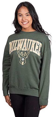 Ultra Game Damer kvinnor, extra mjuk fleece, distressed oversized tröja, lagfärg, liten