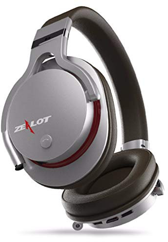 HIJIN Auricolare Bluetooth, Cuffie Bluetooth Oltre All'orecchio, Auricolare Wireless per Basso Stereo con Slot per Schede TF di Supporto, per Lavori di Viaggio TV PC per Pc,A