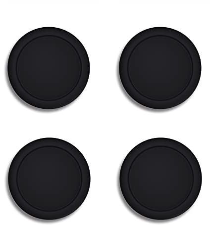 playvital Joystick Caps Analog Cover for Nintendo Switch/Switch OLED,Thumb Grip Caps for Switch Lite Joycon Thumbstick Caps-Black