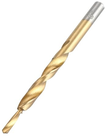 NITVIA 1pc Titanium Coating Twist Step Drill Bits For Manual Pocket Hole Jig Master System 8-4/9-5/10-5/10-6/12-8mm Woodworking Tool (Size : 10-5mm)