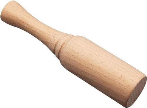 Maillet de sculpture en bois de hêtre - Marteau de travail du cuir - Pour travaux manuels et sculpteurs de bois