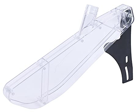 Housse de protection pour scie circulaire de table - 30,5 cm - Pour collecte de poussière - Boîtier de protection en acrylique - Protection de lame