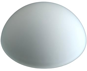 Lampenschirm Pilz II, Glas, Ersatzglas, Schirm, Ersatzschirm, Aufsetzglas Tischlampe, Fluter, Leuchte (1x Pilz II Aufsetzglas Tischleuchte)