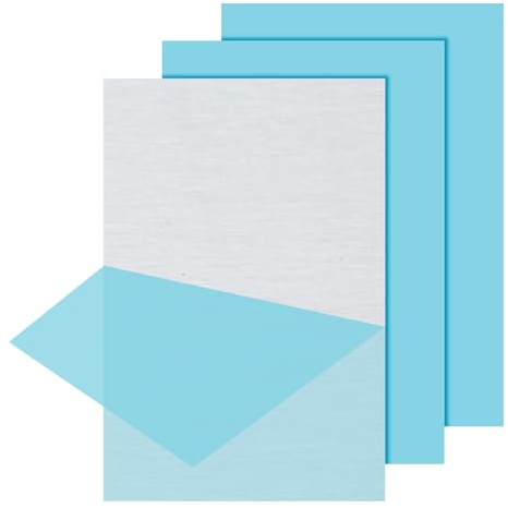 PATIKIL 3pcs Placa de Aluminio 6061, 102x203x1mm Chapa Plana de Metal Hoja Metálica con Película Protectora para DIY Modelo Artesanía Bricolaje Industria Elaboración Perforación