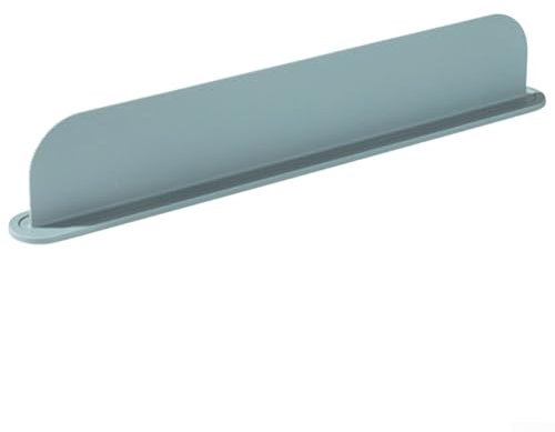 LVYXON Sink Splash Guard, Kitchen Sink Silicone Splash Guard, Sink Splash Guard Behind Faucet, Kitchen Bathroom Water Barrier Dishwashing Protector Board (Grey)