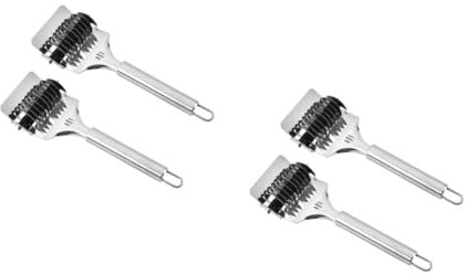Ciieeo 2 Juegos Cortador De Fideos Herramienta De Corte De Fideos Cortador De Empanadas Cortadores Para Verduras Accesorios Cocinita Cortadora De Fideos De Acero Inoxidable 2 Piezas * 2