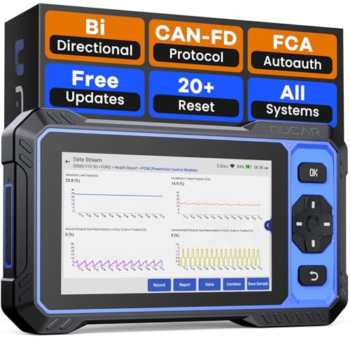 MUCAR 682 AI-Assisted OBD2 Scanner Bidirectional Scan Tool, Scanner for Car ALL System, OBD2 Scanner Diagnostic Tool with Active Test,Car Diagnostic Scanner with 20+ Reset,CAN FD & FCA SGW,Free Update