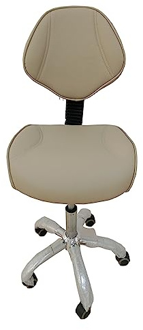 Ergonomisk tandsadelstol med ryggstöd – bekväm salongstol för bättre hållning och rörlighet