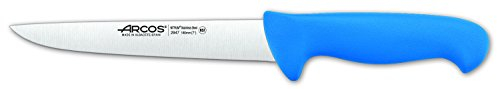 Arcos Coltello da Macellaio in Acciaio Inossidabile con Lama Stretta 180 mm – Manico Ergonomico in Poliossimetilene, Coltello Professionale – Blu, Serie 2900