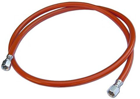 Unbekannt Gasschlauch mit Druckminderer und Manometer 50mbar Propangasschlauch 3 Größen (Schlauch 150cm)