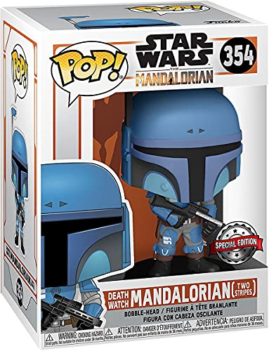 Funko Star Wars The Mandalorian POP! TV Vinyl Figur Death Watch Mandalorian (Two Stripes) 9 cm