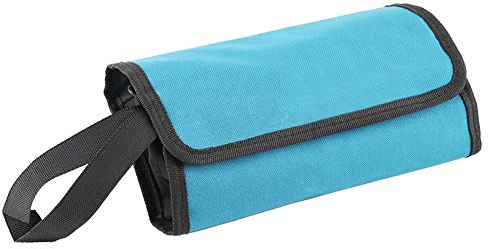 Kleine Werkzeugtasche, Schraubenzieher Tasche Leer, Werkzeugtasche Faltbare professionelle Elektriker Werkzeugaufbewahrungshalter Rollentasche Praktischer Organizer, Elektro- und Wartungswerkzeug