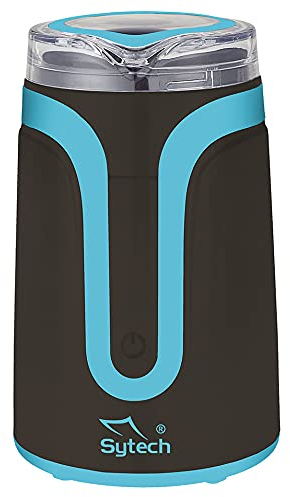 molinillo de cafe, 150w, marron & azul (sytech)