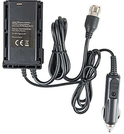 PNI adapter for 12V-24V power supply and outdoor antenna for portable CB radio PNI Escort HP 72