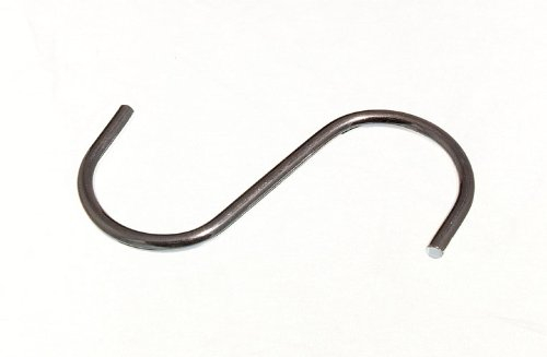 One Stop DIY 24 x verzinkte S-Haken aus Stahl, 75 mm, 7,6 cm, 24 Stück
