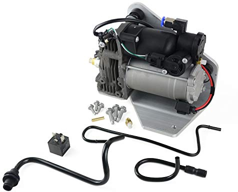 Bisenya AMK-Typ Kompressor Luftfederung & Relais Kompatibel mit Discovery 3 04-09, Discovery 4 09-12, Ran-ge Ro-ver Sport 05-13 Ersetzen # LR015303 LR023964 LR045251