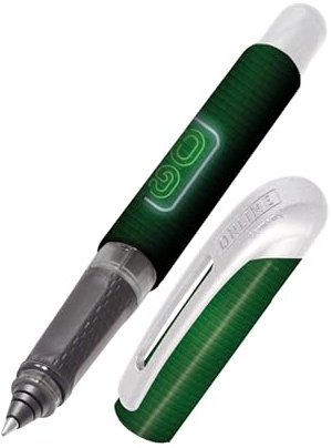 Online Tintenpatronen-Rollerball College Game Over, für Rechtshänder und Linkshänder, ergonomisches Griffstück, Roller-Ball, Standard-Tintenpatronen, inkl. Kombipatrone blau 1 Stück (1er Pack)