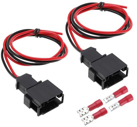 2Pcs Lautsprecherkabel Ersatz Kompatibel mit BMW 3er E46 1998-2006 Auto Audio Lautsprecherkabel Kabelbaum Ausgezeichneter Adapter 40cm/15.7