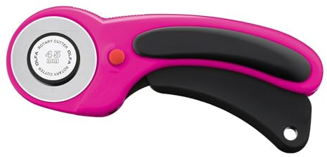 Olfa Ergonomic Rotary Cutter 45mm-Magenta 2DX/MAG