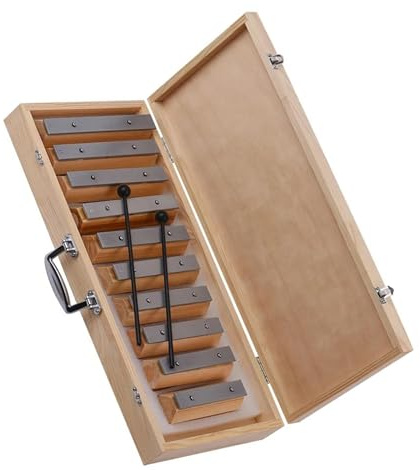 Das 10-Noten-Glockenspiel-Schlaginstrument mit getrenntem Design bietet eine klare und reine Klangqualität
