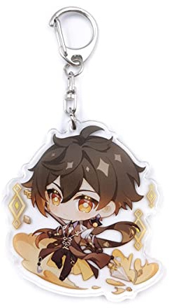 Cute Impact Gen Shin - Llavero de acrílico para colgar, Talla única
