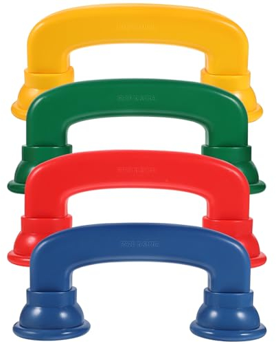 Vaguelly 4stücke Teiliges Hörspielzeug Für Kleinkinder Telefonhörer Mit Akustischem Feedback Sprachförderung Und Motorikentwicklung Rot Blau Gelb Und Grün Pädagogisches Spielzeug