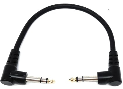 DRUT 30cm 6.35mm 1/4 TRS Stereo Jack to Jack Plug