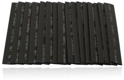 Zymoplas 127 pezzi Guaina termorestringente Guaina avvolgente Protezione ignifuga per domestico professionale per protezione fili