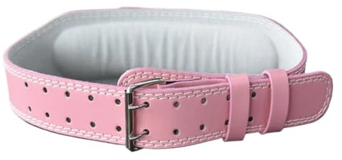 JBJYGSG Breiter Gewichthebergürtel Bodybuilding Fitnessgürtel Langhantel Powerlifting Training Taillenschutz Gym Gürtel for den Rücken FüR Bodybuilding, Krafttraining, Gewichtheben(Pink,M)