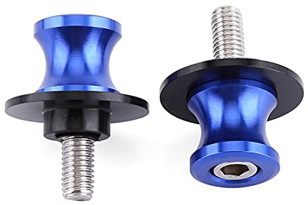 Motorcycle CNC Rear Stand Swing Arm Spool Sliders 2PCS Easy Install (8mm