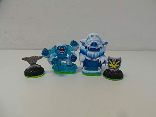 Figurine Skylanders: Spyro's adventure - Slam Bam + Empire of Ice + Shield + Anvil (compatible Skylanders : Giants)