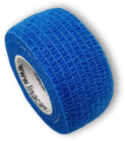 Vendaje de escayola LisaCare®, escayola para dedos autoadhesiva - sin adhesivo ni elástico - vendaje para heridas - 2,5 cm de ancho