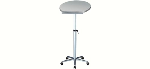 Maul Ergonomisches Stehpult, Platte, 75 cm | flexibles Arbeiten im Stehen, stufenlos anpassbare Höhe, neigbare Platte mit Anschlagkante, feststellbare Doppel-Lenkrollen