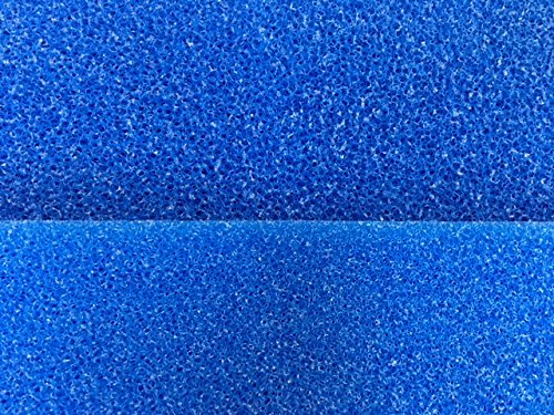 AS Filtermatte Filterschwamm Filterschaum, 50x50x10 cm PPI30/fein HMF Aquarienfilter Aquarium