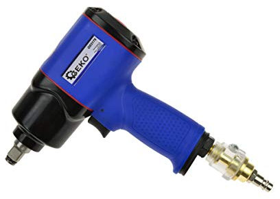 BSD Clé à Chocs Pneumatique - Visseuse à Chocs Pneumatique, Clé à Chocs à Air Comprimé avec Mini Graisseur - 1550 Nm, 1/2” - 1/4” BSP