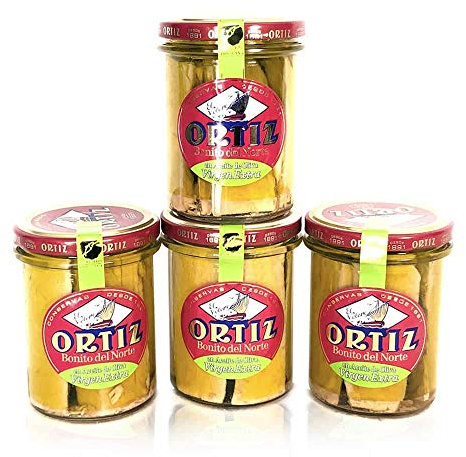 PACK BONITO DEL NORTE EN ACEITE VIRGEN EXTRA TARRO 260 ORTIZ x4