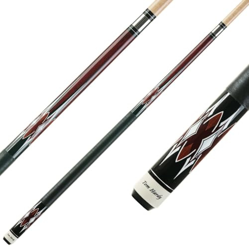 Hardy Pool Billard Queue TH-Serie 1-5, Billardqueue aus hochwertigem Ahornholz, Cue Länge 147cm, 13 mm Le Pro Klebeleder, Feingewinde, Edelstahl-Joint