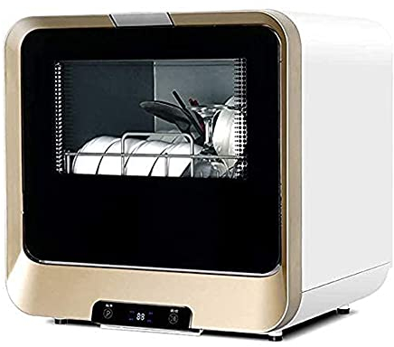 MNSSRN Smart Dishwasher, Tableware Dishwasher, Fast Washing, Drying, Energy Saving, Independent Dishwasher in Apartment Home Kitchen
