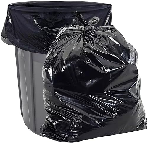 100 x Heavy Duty Refuse Sacks Super Strong Bulk Large Recycled Refuse Bags Kitchen Bin Liners All-Purpose Bin Bags 100L