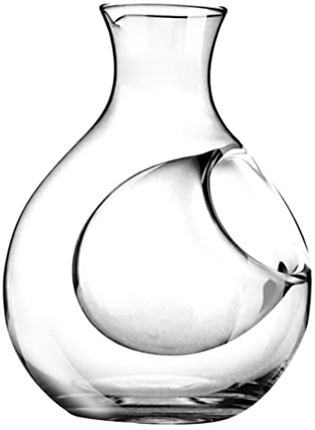 UPKOCH Glaskaraffe Karaffe Glaskaraffe Wasserkaraffe Whisky Wasserkrug: Borosilikatglas Kristallglas Weinkaraffe Dekantierer Weindekanter Getr?nke Transparent ?nner Glaskrug 300ml Wasserkaraffe