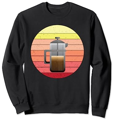 Cafetière à piston rétro Sweatshirt