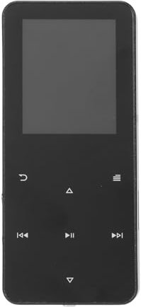 MP3 Player, Portable Music Player with Bluetooth, Built in Large Memory and Speaker, 1.8in Color Screen, FM Radio, Recording, Stopwatch, Dictionary, E Book Reader (black)