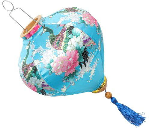 Veemoon Vietnamese Laterne Aus Goldgelb Wasserfest Dekorativ Für Party Outdoor Chinesischer Stil Vielseitig Hängend Leicht Tragbar Stimmungsvolle Festbeleuchtung