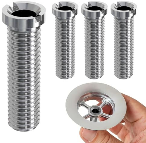 4 piezas tapon fregadero cocina 45mm tapon fregadero colador de desagüe de fregadero ø 12mm para desagües de válvula con 1.5 pulgadas y 3.5 pulgadas accesorios para la válvula de drenaje del fregadero