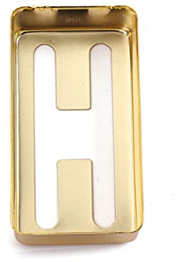 Metall Humbucker Abdeckung für Gitarre, 2 Stück, Gold Gb312b | Feine Verarbeitung, Geeignet für Lp Pickups und Selbstgemacht, Elegant für Gitarristen, Luthier, Zubehör